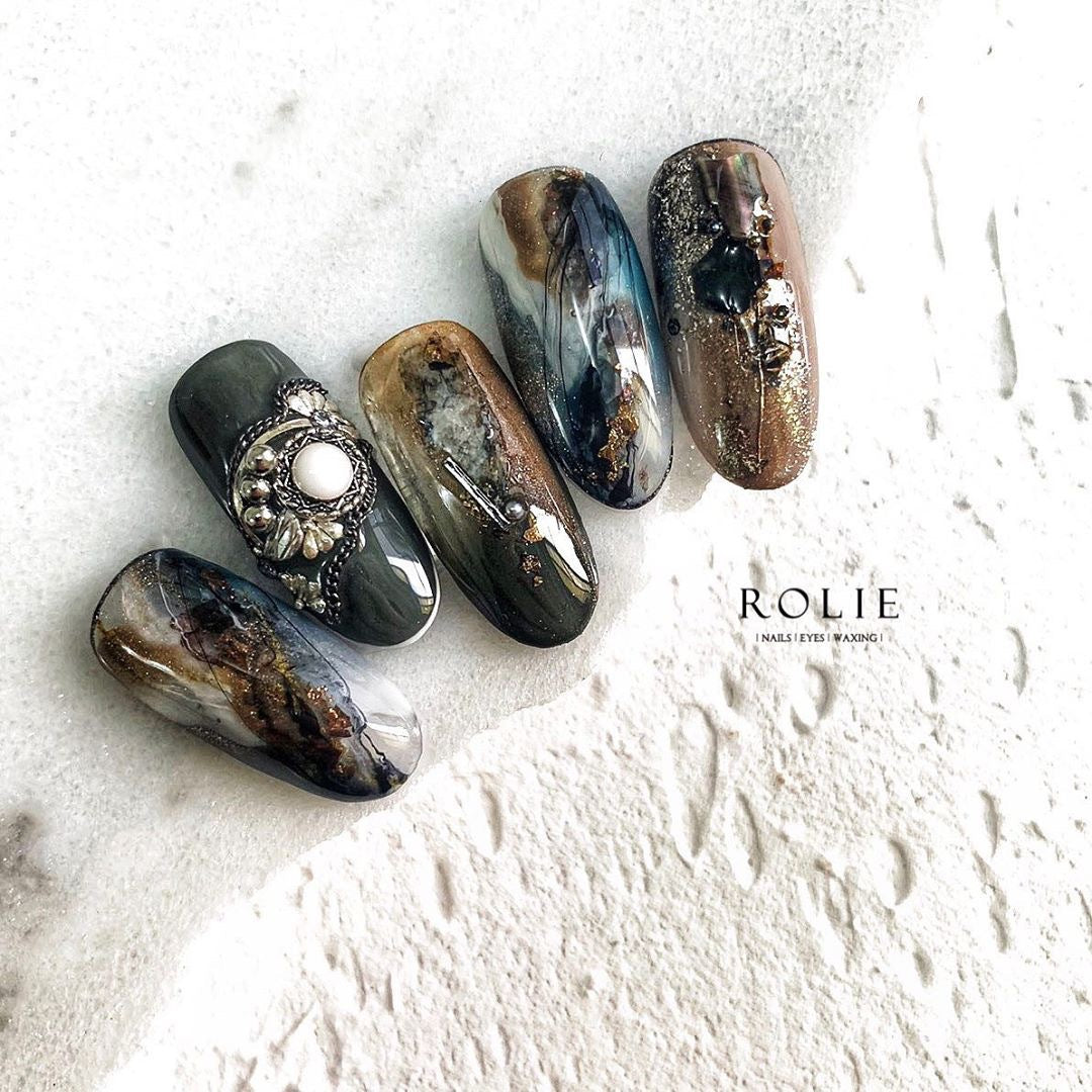 Nail Formula Chain Multiple Colors 2mm