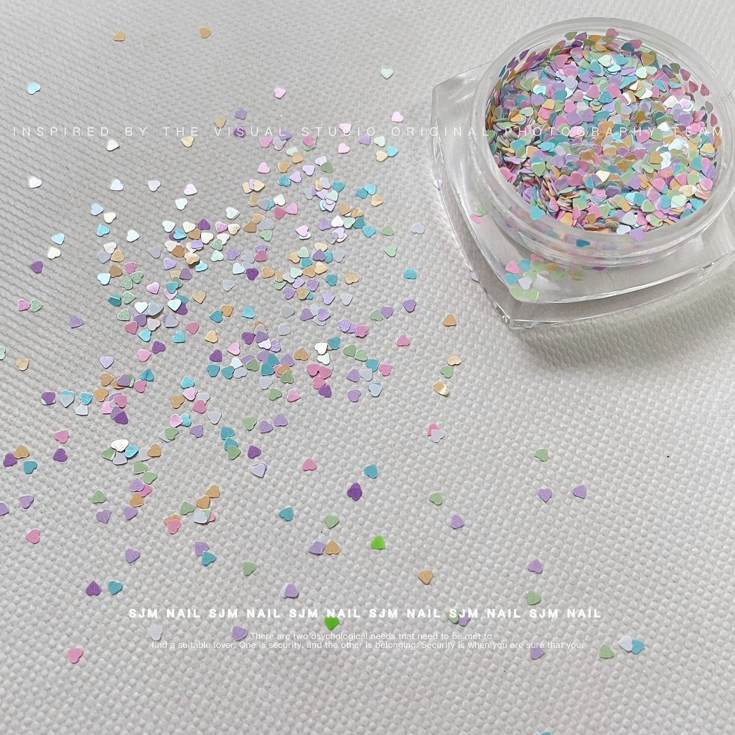 NF Select Nail Formula 1mm Mini Heart Nail Glitter