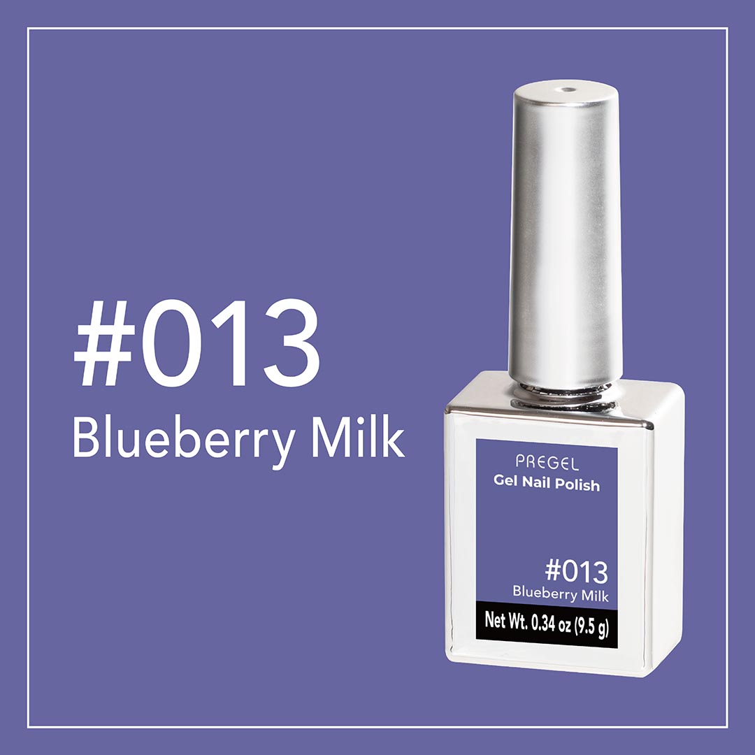 PREGEL COLOR SERIES GEL NAIL POLISH Blueberry Milk 013 9.5g