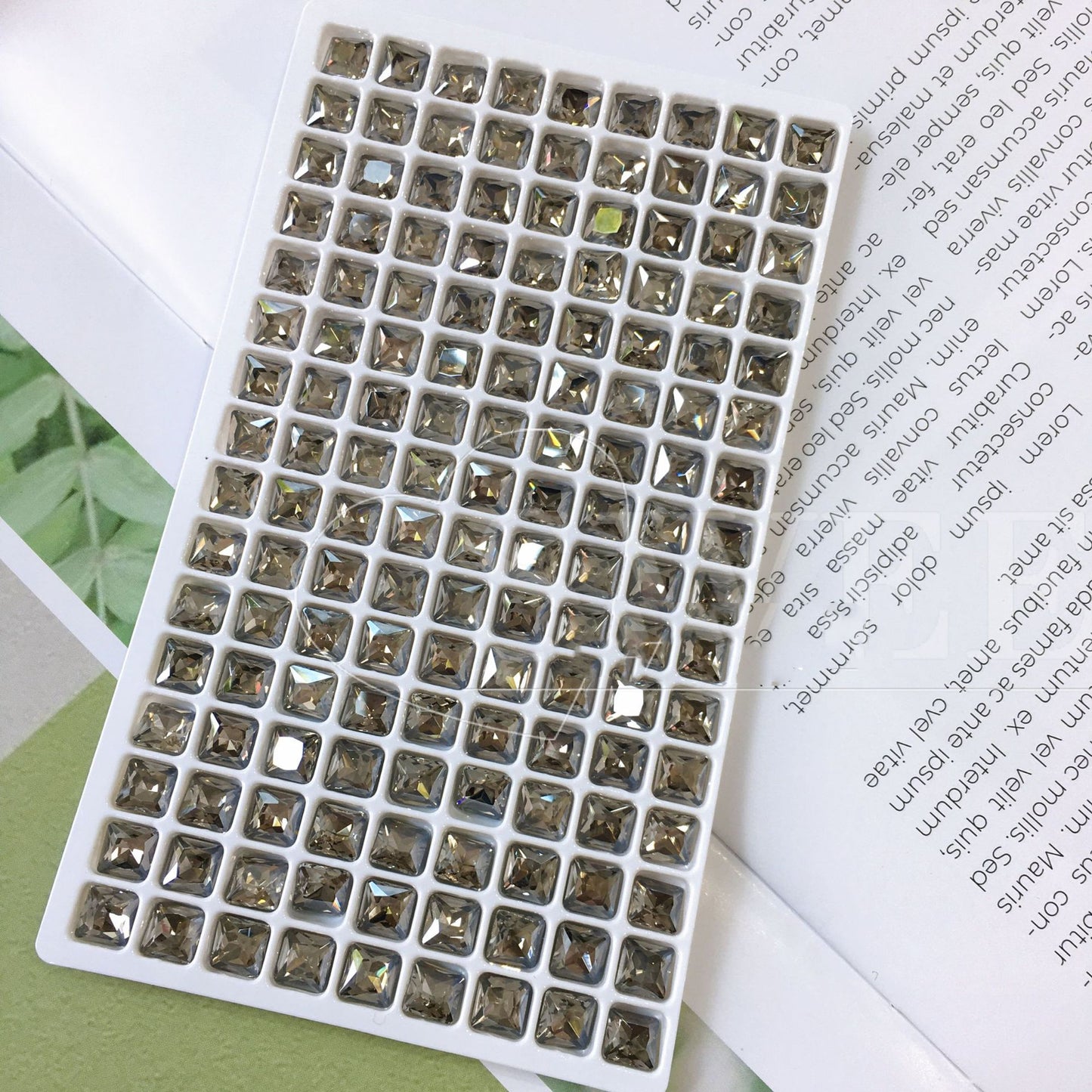 Nail Formula Pointed Base 6*6mm Square Diamond 6pcs