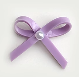 Nail Formula Cute Ballet Ribbon Large Purple 2pcs