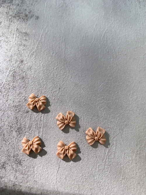 F: Brown Ribbon 5pcs
