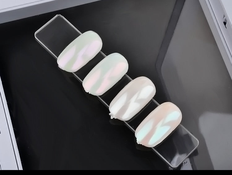 Clear Acrylic Nail Art Tips Display Line 10p