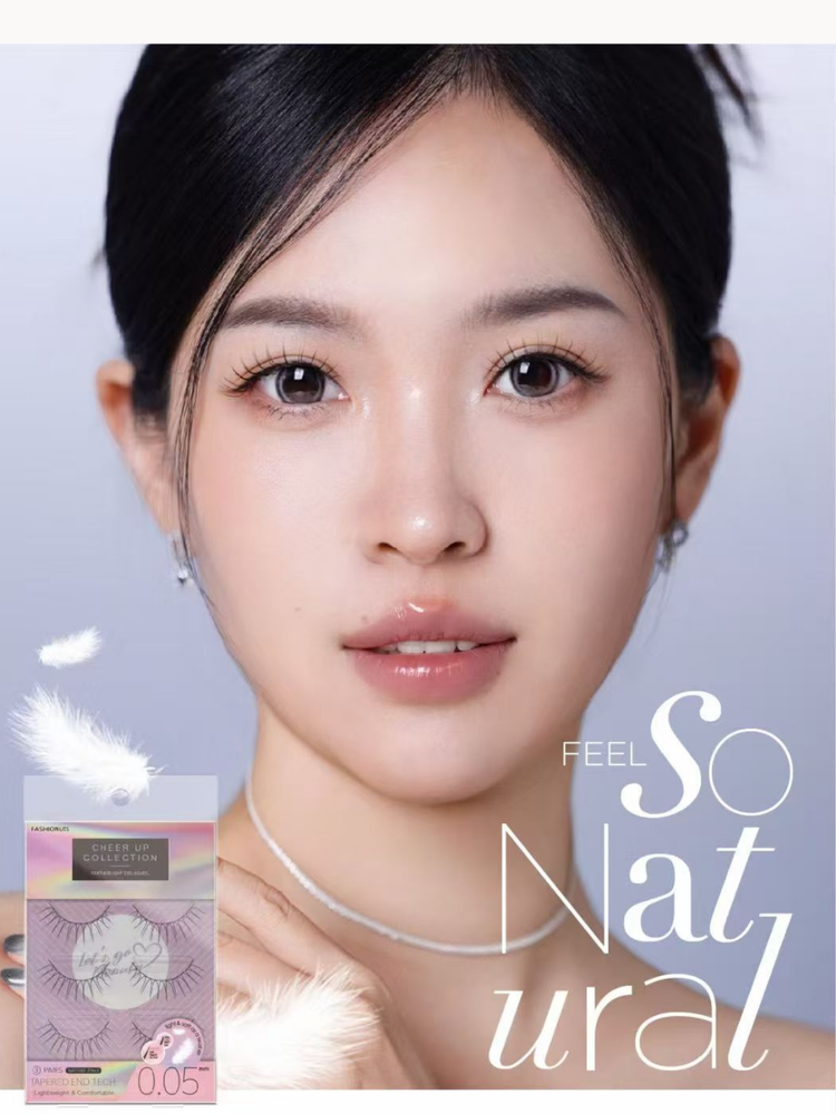 Cheer Up Classic Lash & Tape — Natural strip lashes and lifting eyelid tapes for effortless definition.