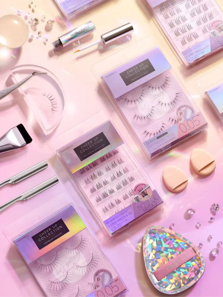 Cheer Up Lash Tools & Accessories — Lash glue and tweezers for professional lash application precision.
