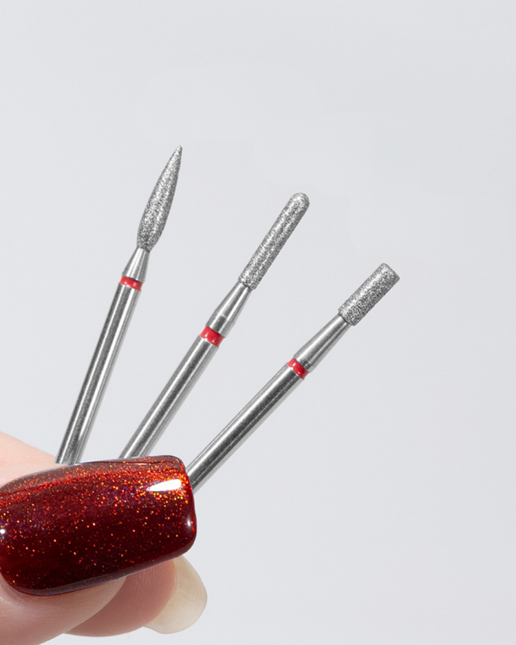 NFormula Life Prep & Cuticle Bits — fine nail drill bits for gentle nail prep and clean cuticle refinement.