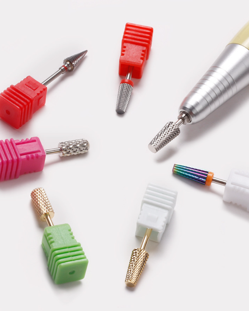 NFormula Life Removal & Refining Bits — nail drill bits for fast product removal and smooth surface refining.