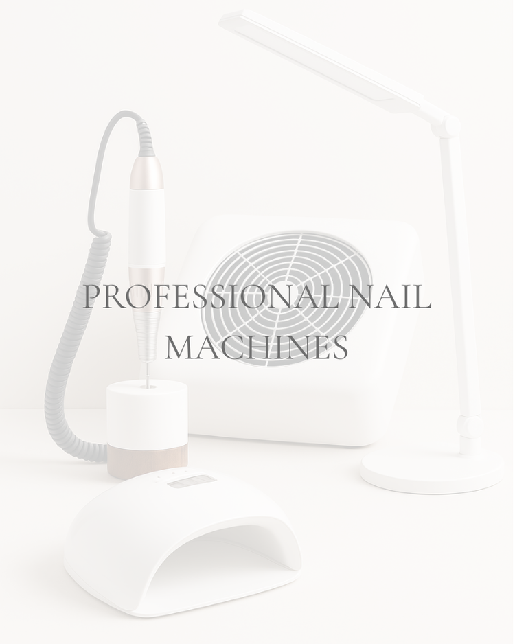 NFormula Life Professional Nail Machines — e-files, UV/LED lamps, dust collectors, and desk lights for professional nail workstations.