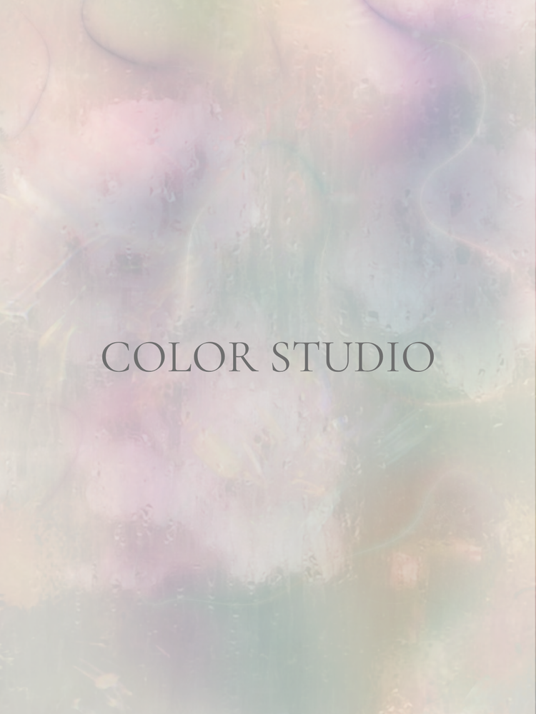 A warm daylight flat lay featuring NFormula Life’s Color Studio — an arrangement of nude, pink, and shimmer gels on a soft beige surface, inspired by Southern French light and the art of color balance.