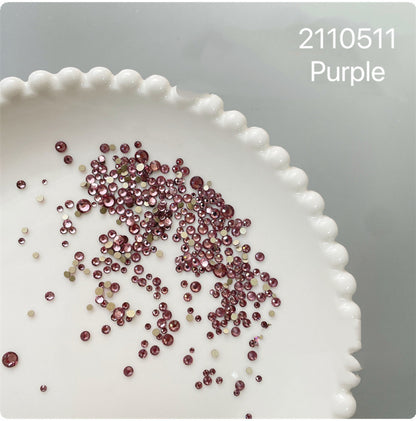 NF Select Mixed Flatback Round Rhinestones Collection 1440pcs