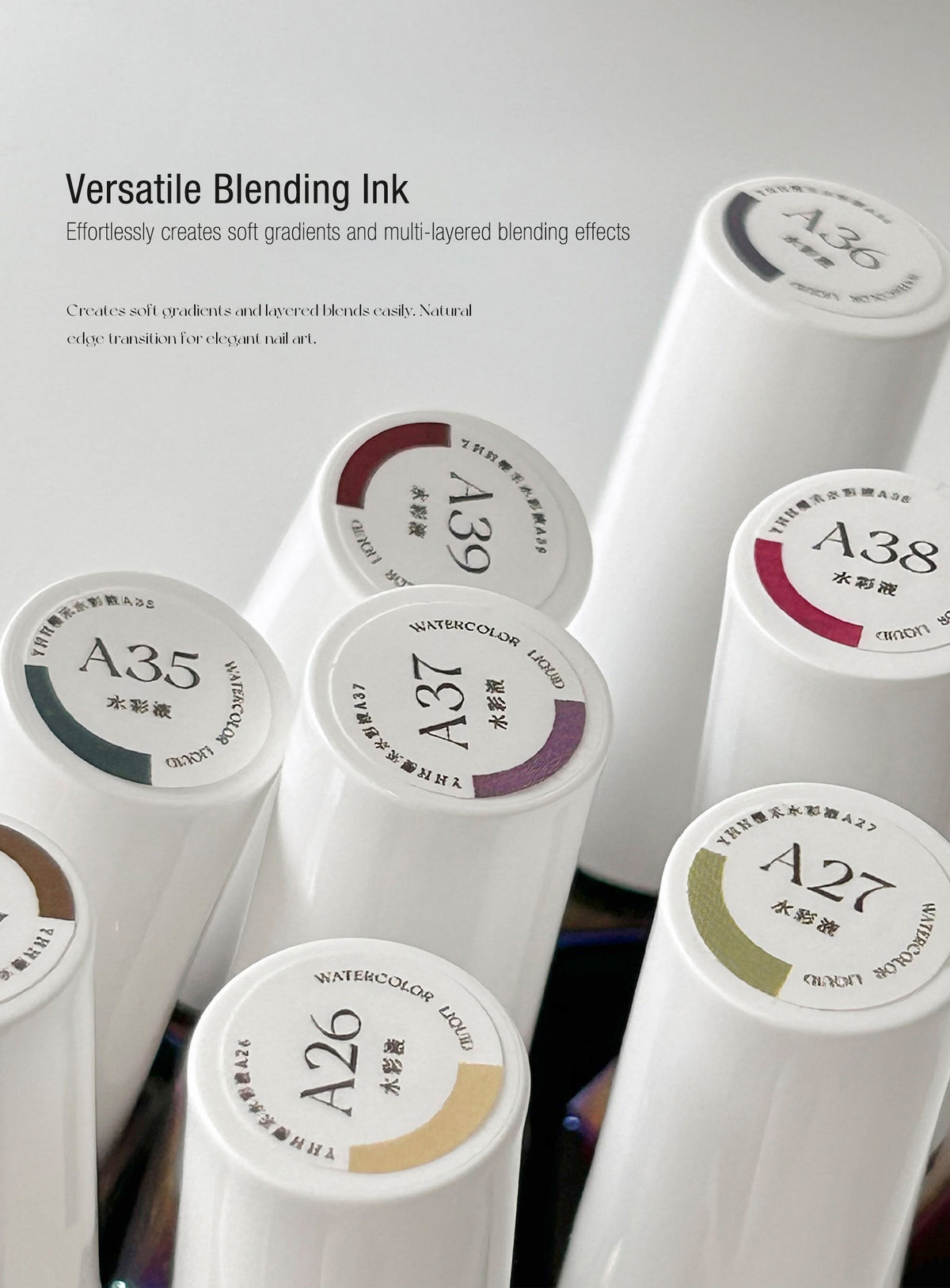 YHH Watercolor Nail Ink 7ml（A01-A40） - image 4