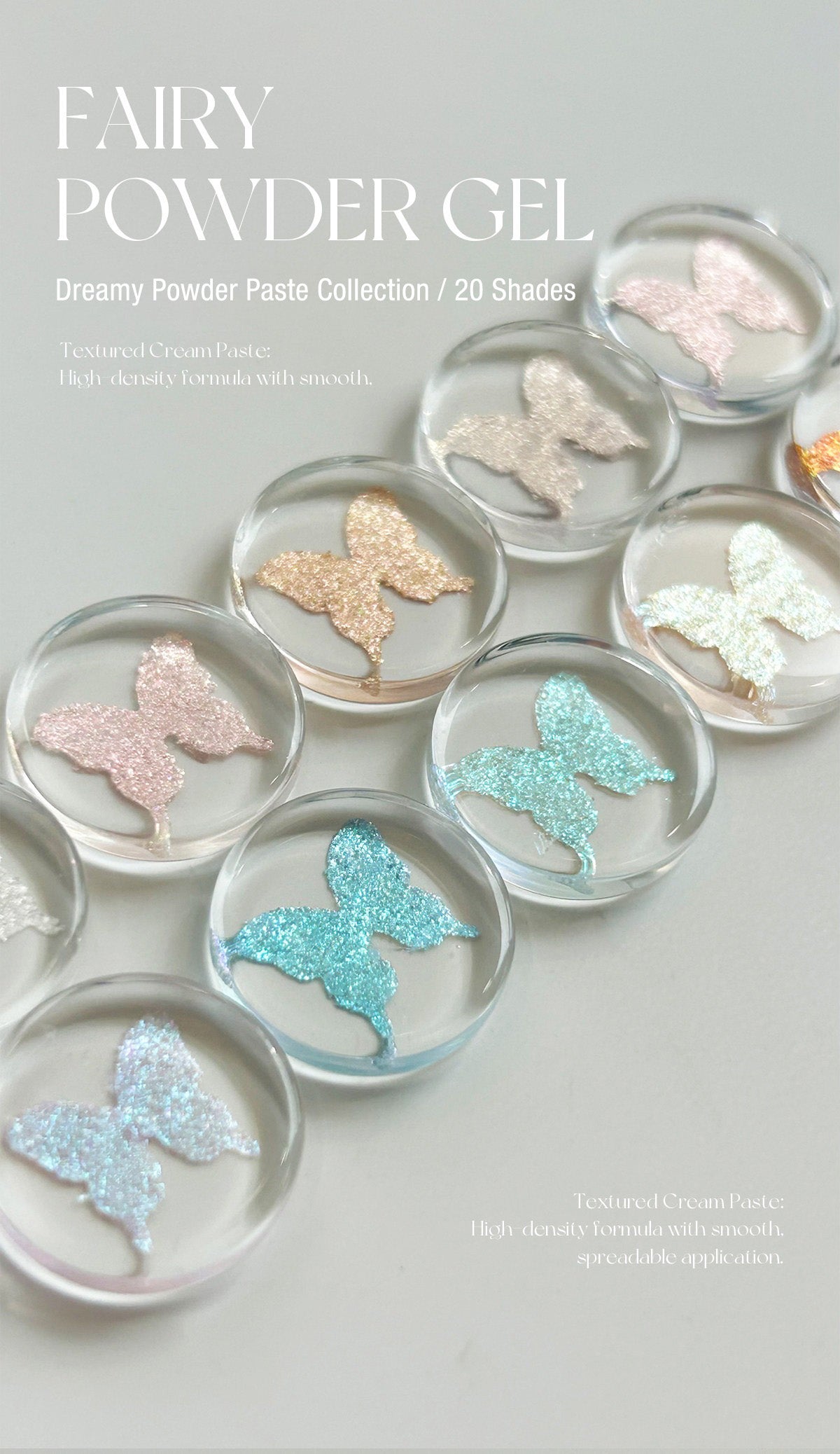 YHH Magic Dreamy Metallic Textured Pigment Powder Paste 2g 【 F01–20 】 - image 3