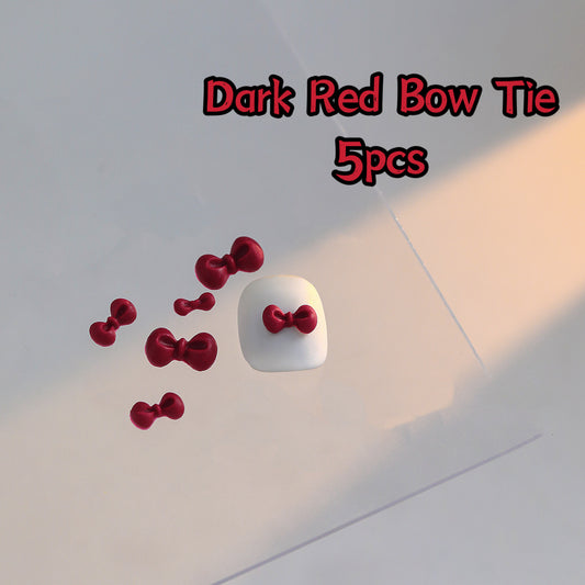 3D Nail Art Resin Kitty Bow Tie Collection