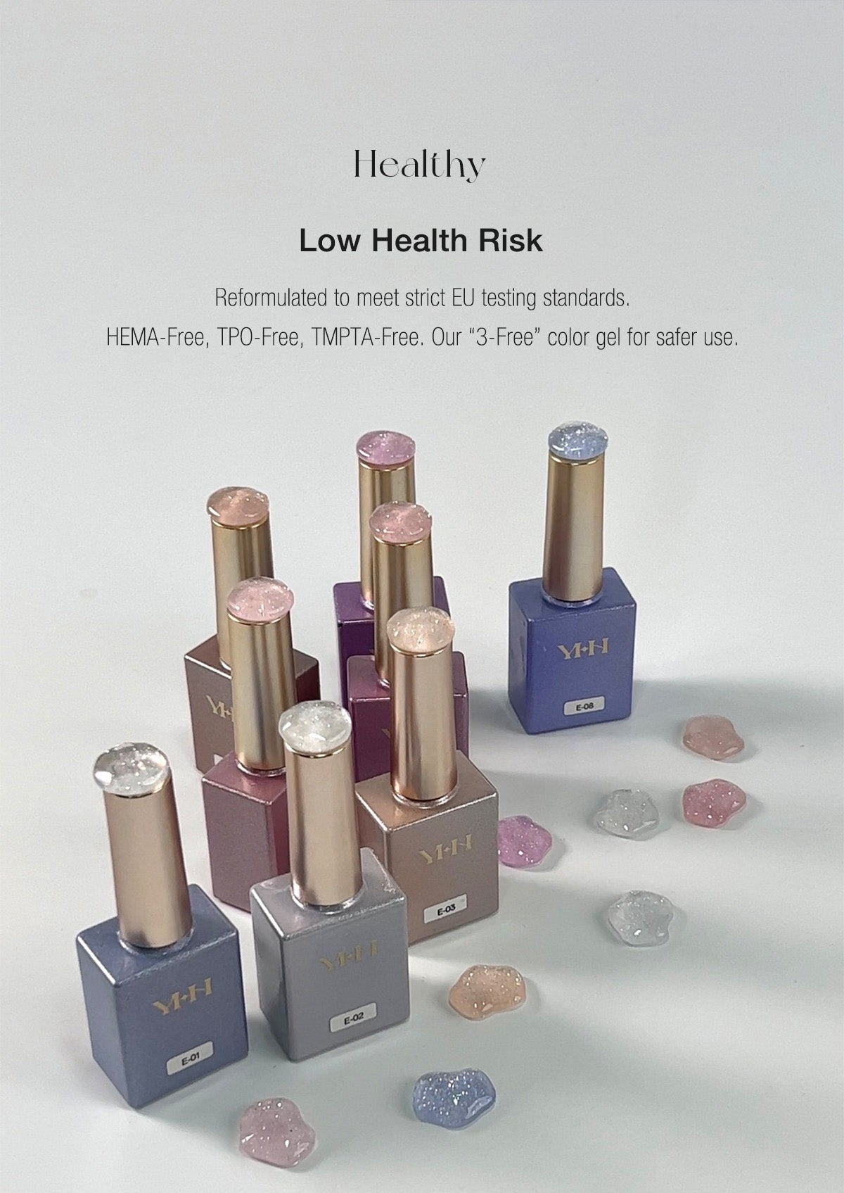 NF x YHH Moonset Star Veil Color Bottle Glitter Gel 10ml - E08 - image 4