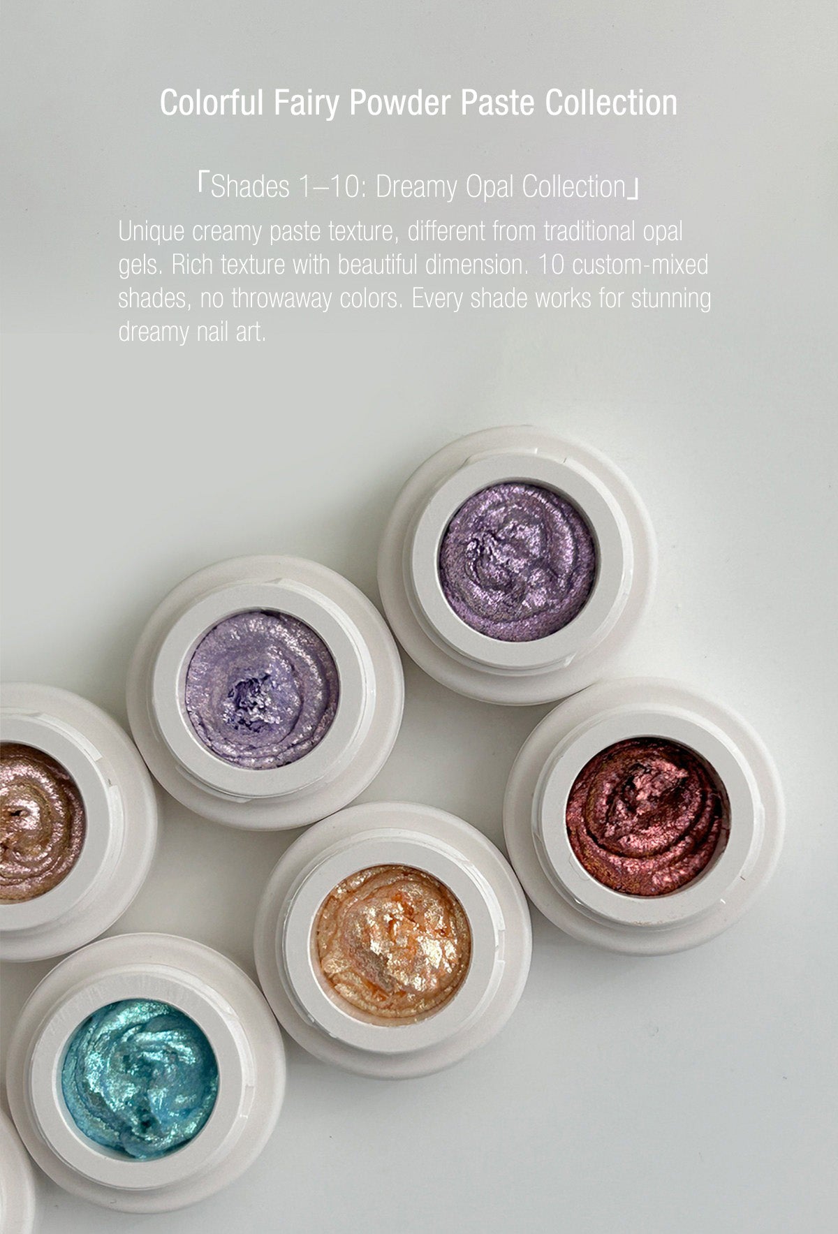 YHH Magic Dreamy Metallic Textured Pigment Powder Paste 2g 【 F01–20 】 - image 6