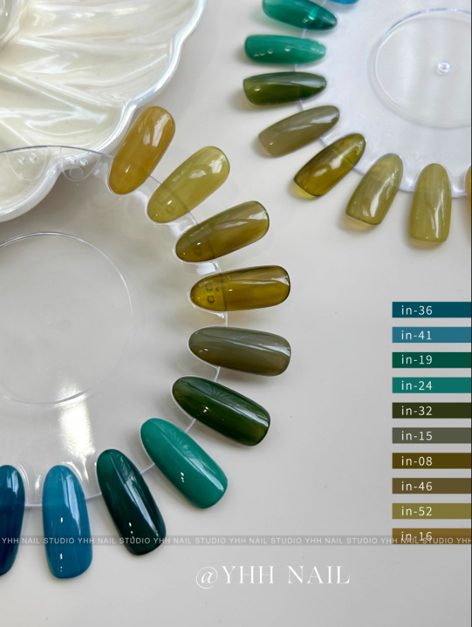 YHH Solid Cream INS Gel Semi-transparent Color Gel 【in01-in60】