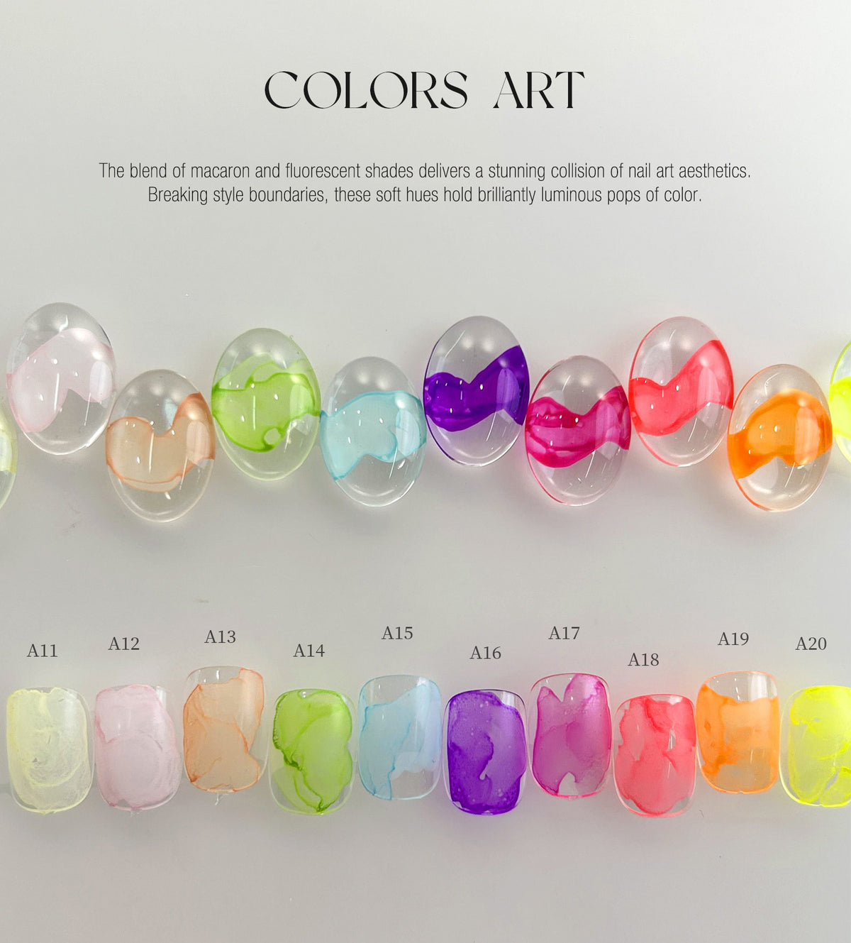 YHH Watercolor Nail Ink 7ml（A01-A40） - image 9
