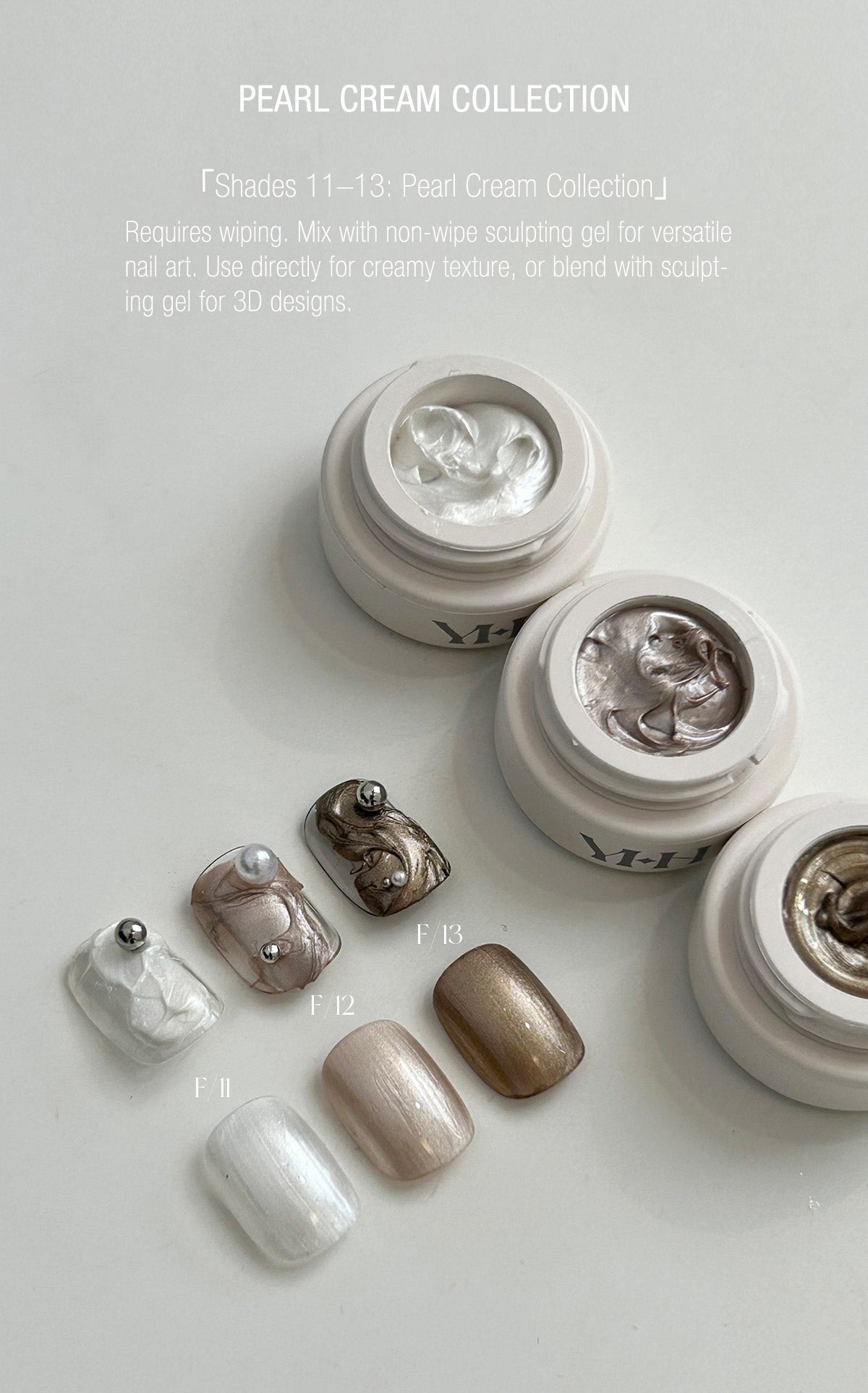 YHH Magic Dreamy Metallic Textured Pigment Powder Paste 2g 【 F01–20 】 - image 9