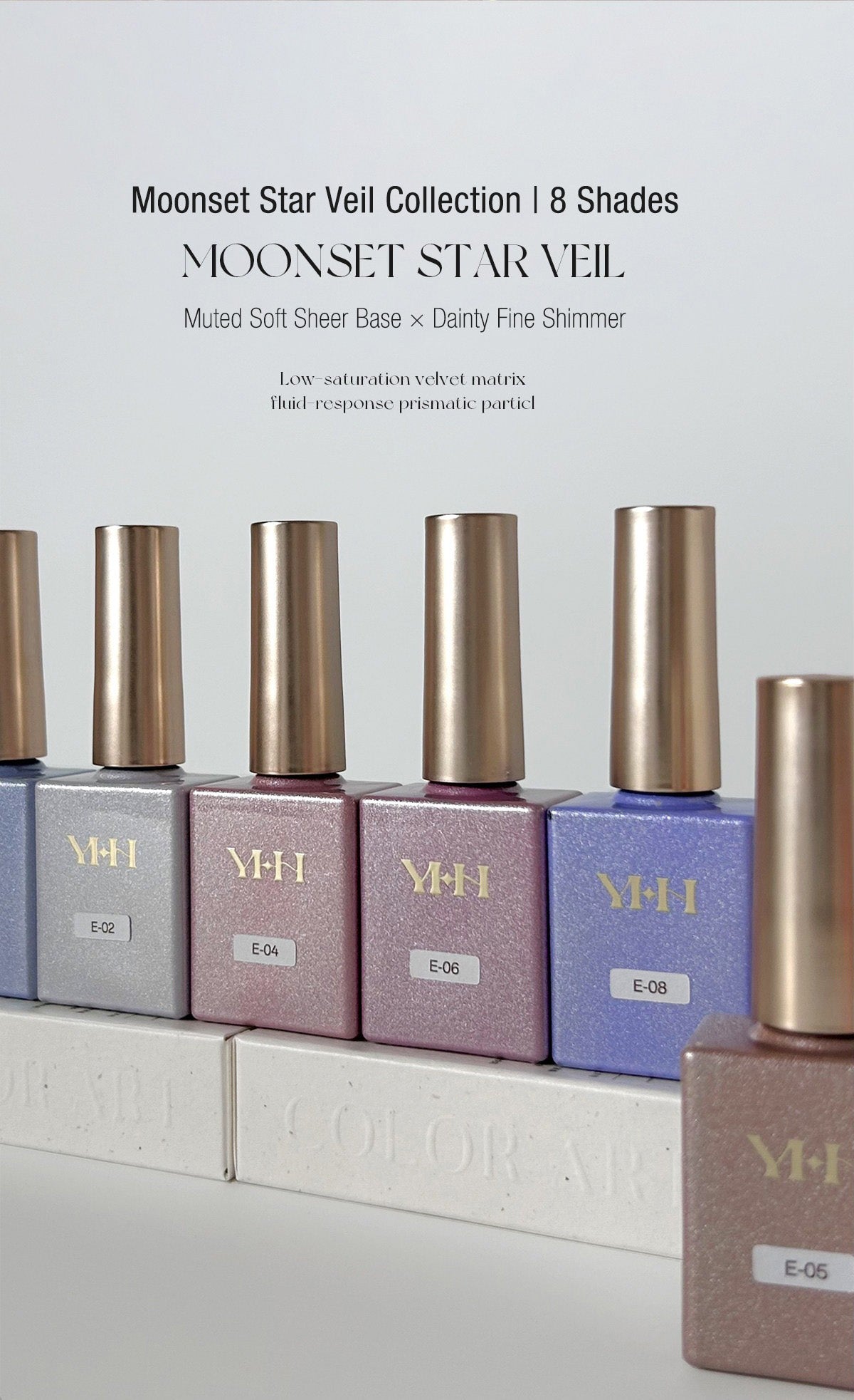 NF x YHH Moonset Star Veil Color Bottle Glitter Gel 10ml - E08 - image 8