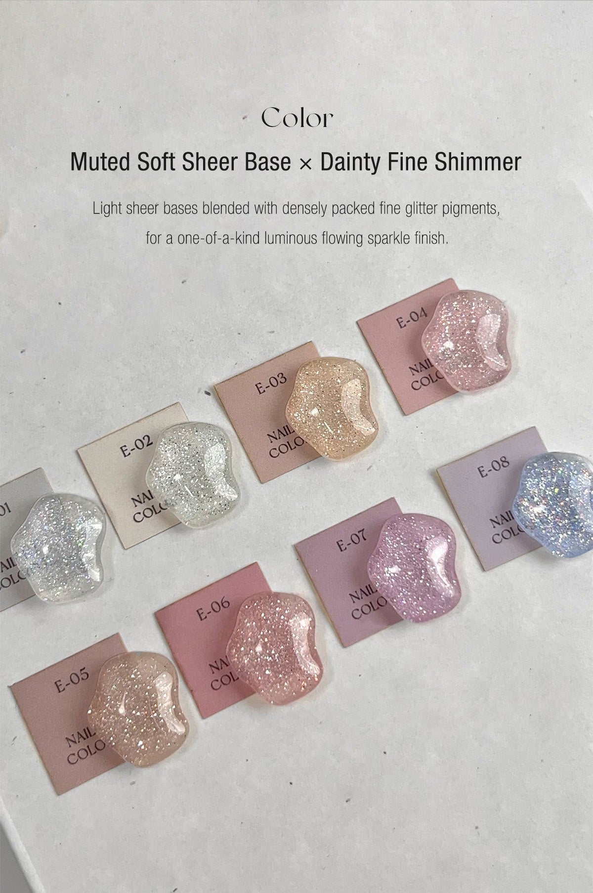 NF x YHH Moonset Star Veil Color Bottle Glitter Gel 10ml - E08 - image 9