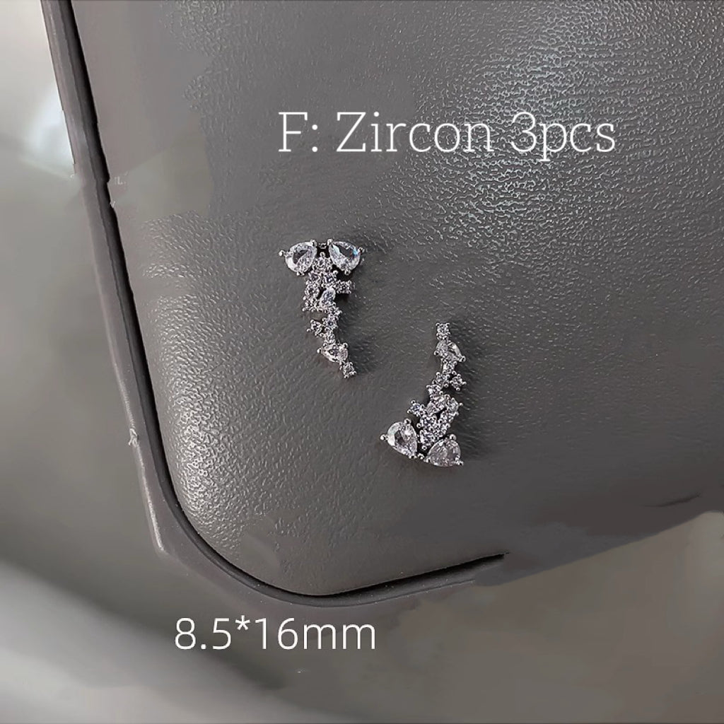 Nail Formula Alloy Diamond Charms Christmas Collection 3pcs/ 5pcs
