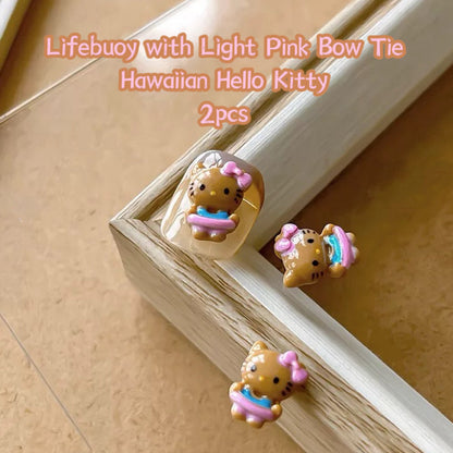 3D Nail Art Resin Hawaiian Hello Kitty Collection