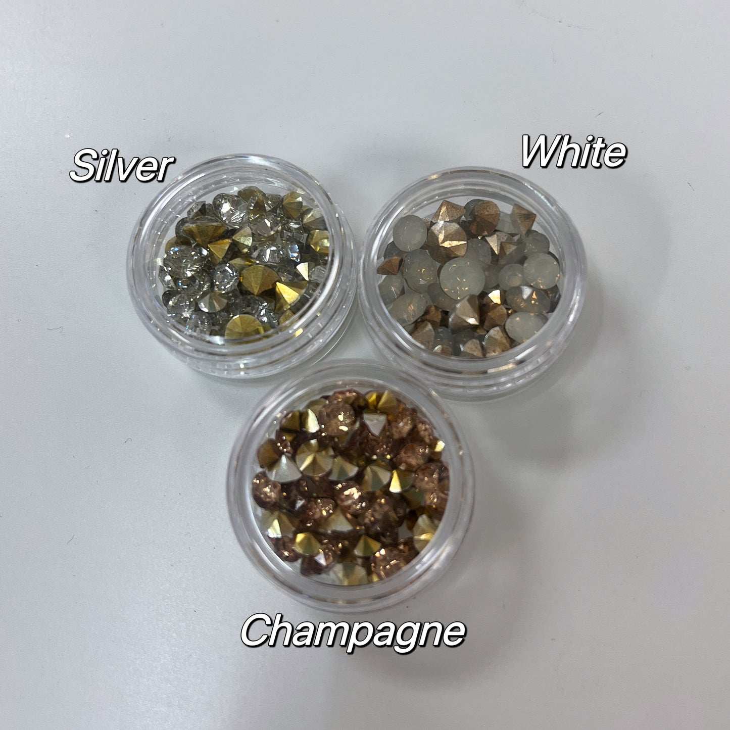 Nail Formula Pointed Base 4/5/6mm Diamond 12 Colors