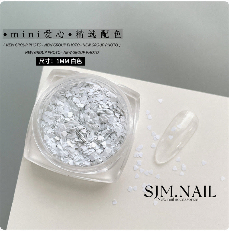 NF Select Nail Formula 1mm Mini Heart Nail Glitter