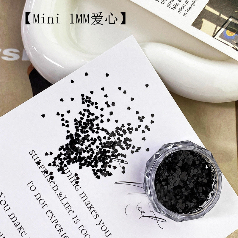 NF Select Nail Formula 1mm Mini Heart Nail Glitter