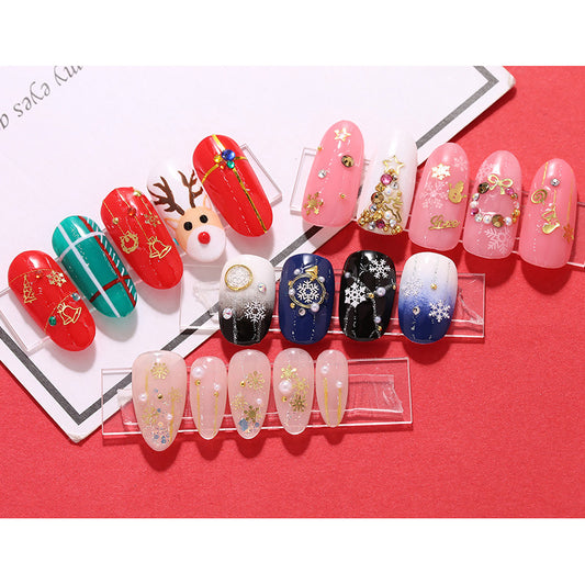 Mixing Christmas and Snowflake Nail Sequins Collection