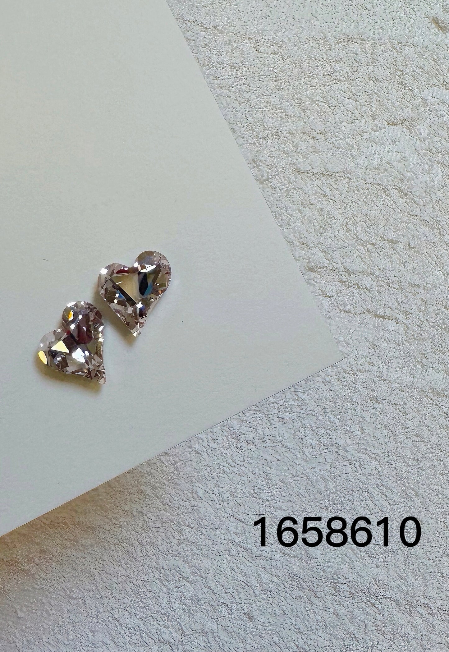Nail Formula 8*9mm Heart Crystal K9 4pcs