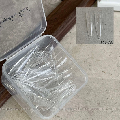 YHH Gel D Arc Moon Shape Nail Tips
