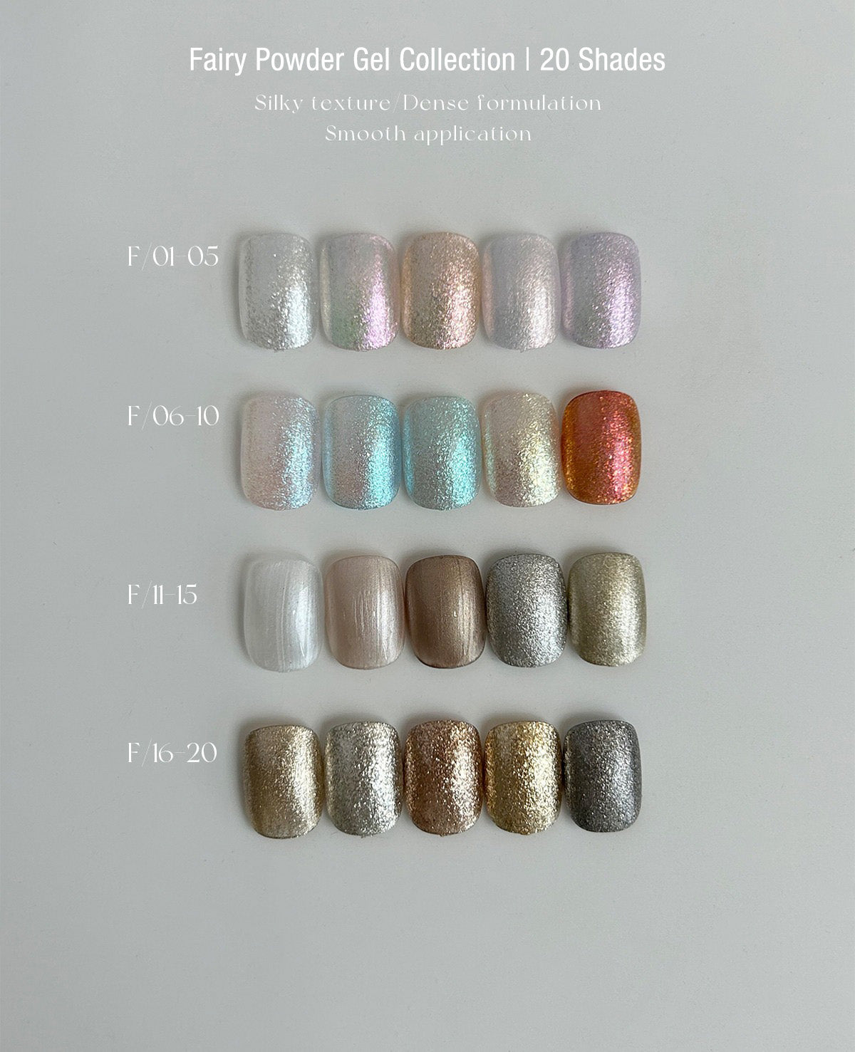 YHH Magic Dreamy Metallic Textured Pigment Powder Paste 2g 【 F01–20 】 - image 18
