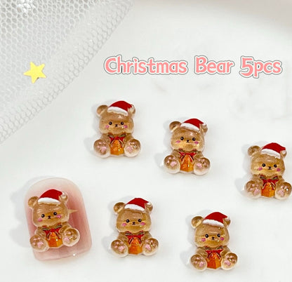 3D Nail Art Resin Christmas Collection 5pcs Each