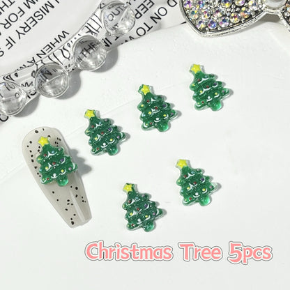 3D Nail Art Resin Christmas Collection 5pcs Each