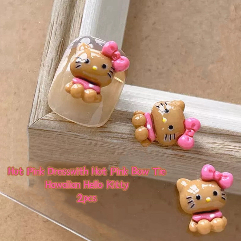 3D Nail Art Resin Hawaiian Hello Kitty Collection