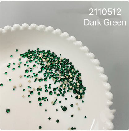 NF Select Mixed Flatback Round Rhinestones Collection 1440pcs