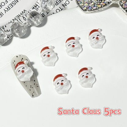 3D Nail Art Resin Christmas Collection 5pcs Each