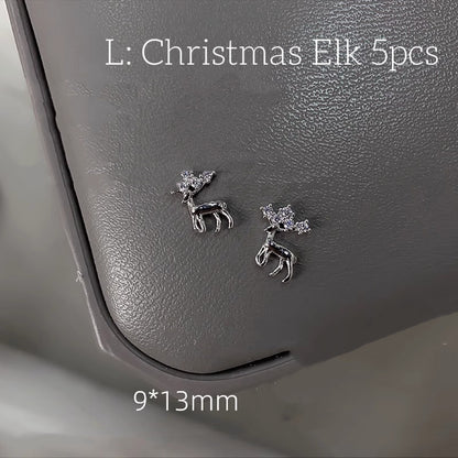 Nail Formula Alloy Diamond Charms Christmas Collection 3pcs/ 5pcs