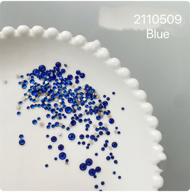 NF Select Mixed Flatback Round Rhinestones Collection 1440pcs