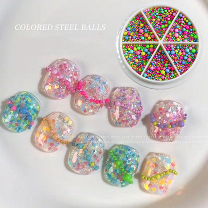 NFDDB6 6 Mixing Colored Small Steel Balls