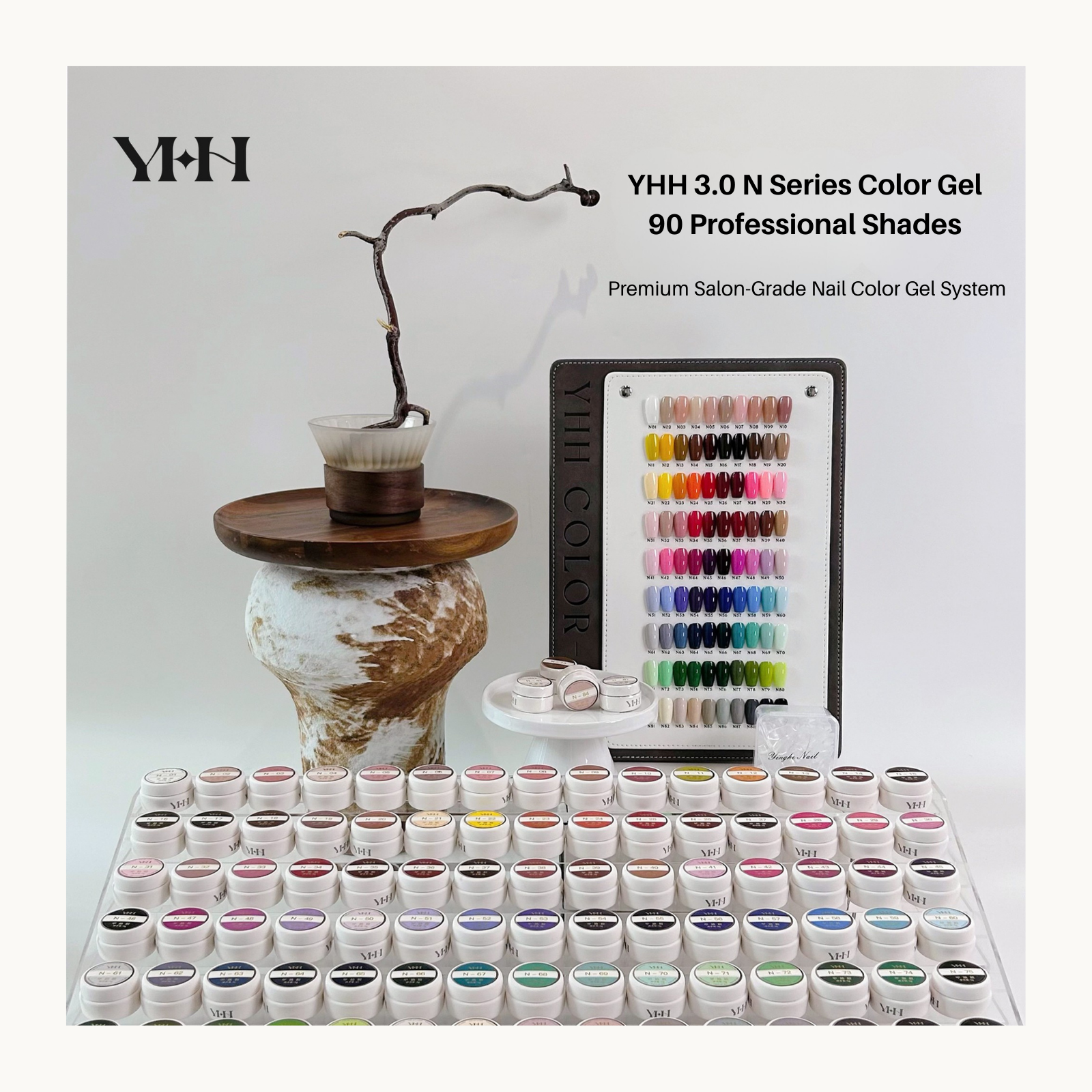 YHH N Series Cream Color & Art Pot Gel - (Misty Pine Sea N61-N70) - image 1
