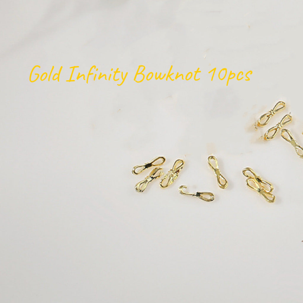 Nail Formula Alloy Charm Infinity Bowknot 10pcs