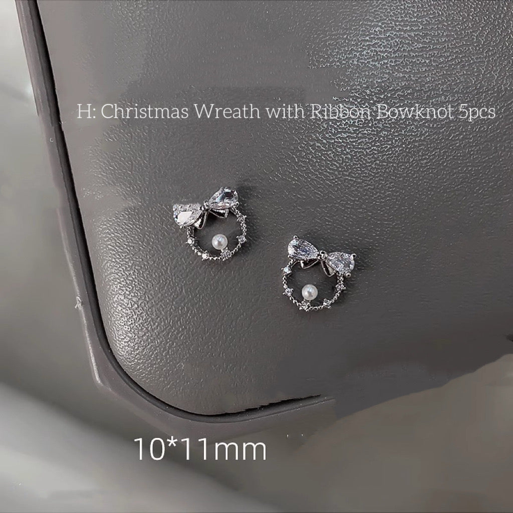Nail Formula Alloy Diamond Charms Christmas Collection 3pcs/ 5pcs