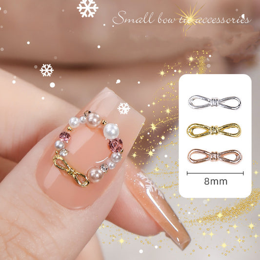 Nail Formula Alloy Charm Infinity Bowknot 10pcs