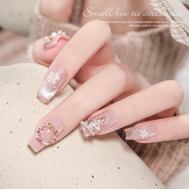 Nail Formula Alloy Charm Infinity Bowknot 10pcs