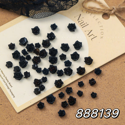 3D Nail Decor Resin Rose Camellia Collection