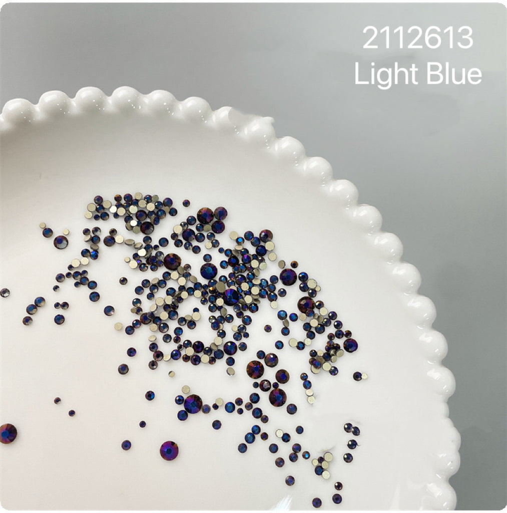 NF Select Mixed Flatback Round Rhinestones Collection 1440pcs