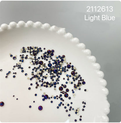 NF Select Mixed Flatback Round Rhinestones Collection 1440pcs