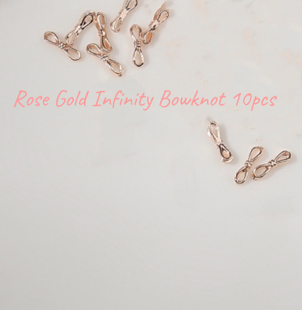 Nail Formula Alloy Charm Infinity Bowknot 10pcs